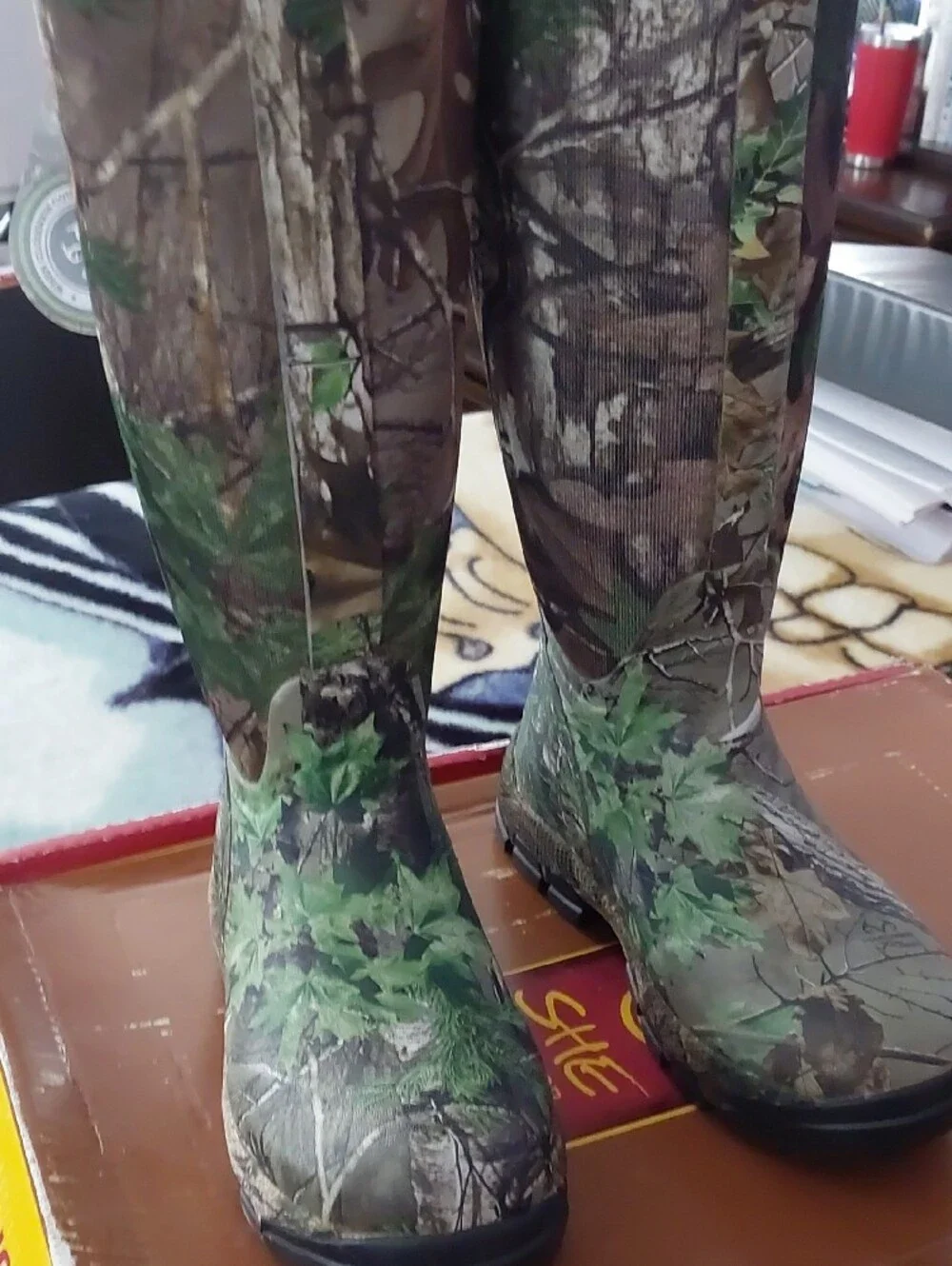 She Outdoor Women’s Camo Waterproof Hunting Boots - Green